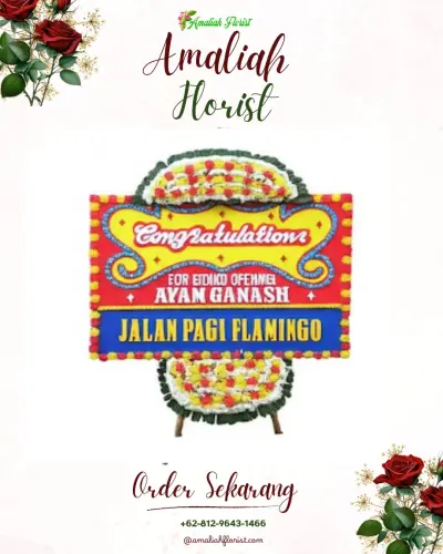 Bunga Papan Congratulation di Bojenwetan